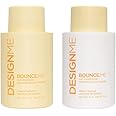 Design.Me BOUNCE.ME Curly Hair Shampoo and Conditioner Set | 10-Fl Oz Hydrating Conditioner for Curly Hair & Shampoo Bundle with Argan Oil | Anti-Frizz & Nourishing Curly Hair Products