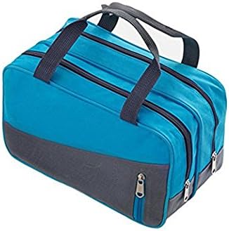 Travel Makeup Bag-QUANSHENG Makeup Bag Organized Waterproof for Men and Womens Cosmetic Bag,Toiletry Bag Suitable for Swimming / Traveling / Beach / Car(BLUE)