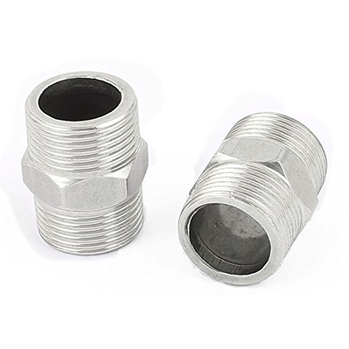 DealMux 3/4BSP to 3/4BSP Male M/M Threaded Hex Reducing Bushing Pipe Tube Adapter 5 Pcs