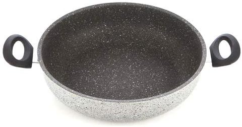 Illa PI6528INS Professional Stone Induction Deep Pan 2 Handles Diameter 28 cm, Multicolour