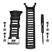 Picowe Watch Band Strap Replacement Kits Soft Rubber Watch Band, Adjustable Watch Replacement Watch Accessories for Suunto Ambit 1/2/2S/2R/3 Sport/3 Run/3 Peak, Screwdriver and 4 Screws Included