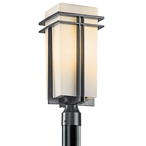 Kichler 49207BK One Light Outdoor Post Mount