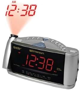 Emerson CKS3516 SmartSet Dual-Alarm Clock Radio with Time Projection