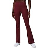 Fabletics Women's Oasis Pureluxe High-Waisted Kick Flare, Light Compression, Buttery Soft