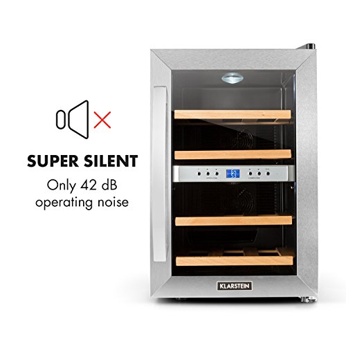 KLARSTEIN Reserva 12 Duo • Dual Zone Wine Cooler • 1.2 Cubic Feet • 4