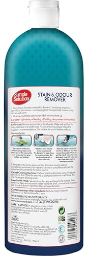 Simple Solution Dog Stain and Odor Remover, 1000 ml, 1 Piece 1