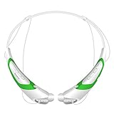 Bluetooth Headphones / Headset Rymemo Match Color Wireless Music Earphones Stereo Earbuds Sports/running Magnetic Neckband Style for Cellphone,Green-White