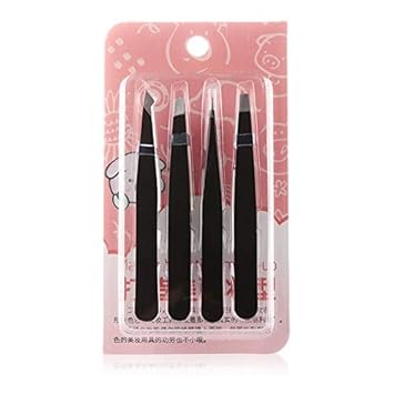 Cys Stainless Steel Eyebrow Tweezers For Facial Ingrown Hair