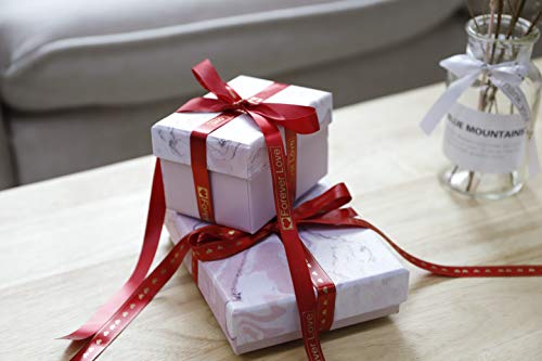 Replace TZ P-Touch Embellish Satin Ribbon 12mm 0.47 inch Tape TZe-131 TZe-231 TZe-R234 TZe-RE34 TZe-RW34(Red/Pink/White) Ribbon Label,Compatible for Brother PT-D210 PTH110 PTD400AD Cube,13.1Ft(4m), 5P