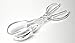Chef Craft Premium Clear Salad Tongs Heavy Duty Design, 11.25-Inches Long (3-Pack)