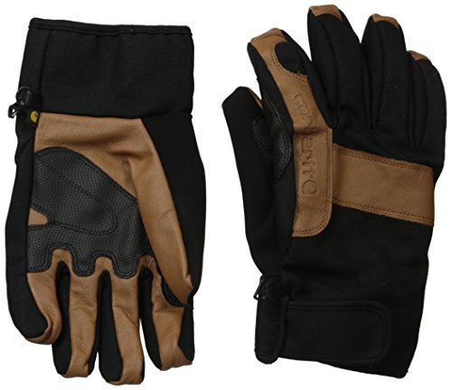 Carhartt Men's Chill Stopper Waterproof Insulated Work Glove, Black/Barley, Small
