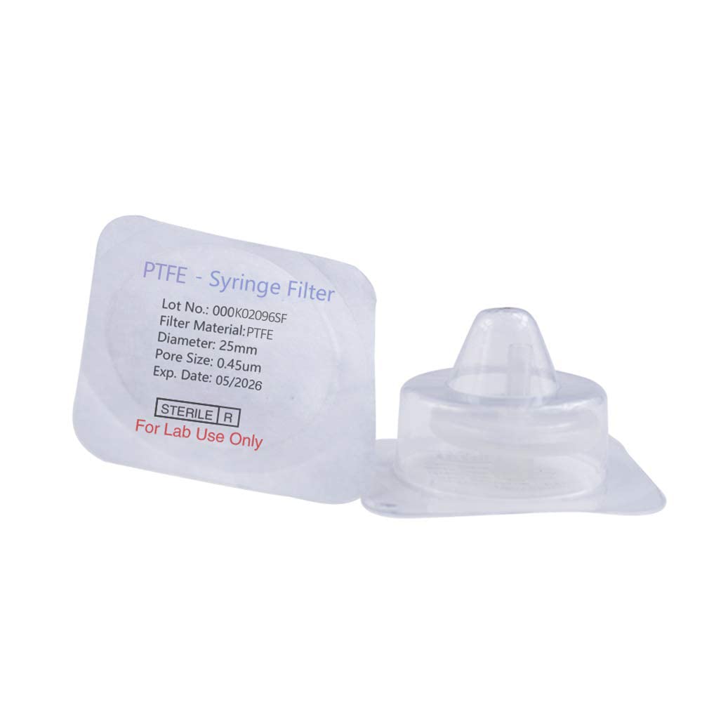Sterile Syringe Filter PTFE Hydrophilic Filtration