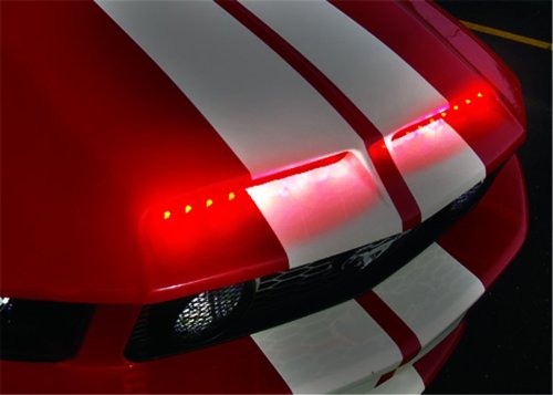 Plasmaglow 10810 Night Raider Blue LED Hood Scoop Scanner