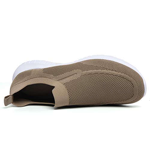 Zuwoigo Men's Mesh Walking Shoes Slip On Loafer Casual Comfortable