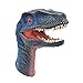 Tecesy Dinosaur Hand Puppets, Rubber Puppet Role Play, Animal Gloves, Realistic Raptor Dino Head 12 inch