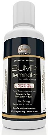 Bump Terminator ALCOHOL FREE Anti Bump Serum For Women by Breej Shave Ware