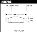 Hawk Performance HB710F.706 Street Brake Pad