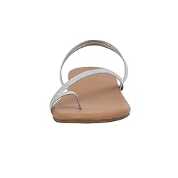 CUSHIONAIRE Women's Catalina toe ring Sandal with