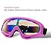 4-FQ Adjustable UV Protective Outdoor Glasses Motorcycle Goggles Dust-proof Protective Combat Goggles Sunglasses Outdoor Tactical Goggles to Prevent Particulates - Color Lens