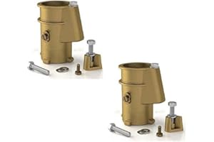 Perma-cast Pool Ladder and Handrail Bronze 4" Anchor Socket 2 Pack PS-4019-BC /#B4G341TG 32W4-15RTH806072