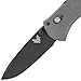Benchmade - Mini Barrage 585-2 Knife, Plain Drop-Point, Coated Finish, Gray Handle