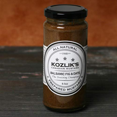Kozliks Balsamic Mustard with Figs and Dates (8.8 ounce)