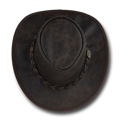 Barmah Hats Vintage Kangaroo Leather Hat - 1018VB (XXLarge, Vintage)