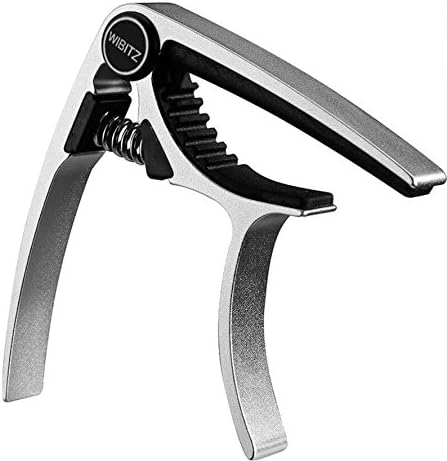 Lightweight Guitar Capo Make Guitar Playing More Enjoyable for Acoustic and Electric Guitars (Silver) By Wibitz