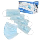Disposable Face Mask for Dust – Pack of 110 Masks for Flu Prevention – Protects Against Dust, Pollution & Allergens – Comfortable & Breathable Surgical Mask – Medical Mask for Everyday Use
