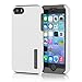 iPhone 5 5S SE Case, Incipio DualPro Case Shockproof Hard Shell Hybrid Authentic Rugged Cover - White/Gray