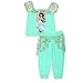 Disney Princess Jasmine Girls Fantasy Pajamas (4, Jasmine Teal)