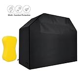 Gas Grill Cover, ITECHOR 58-Inch BBQ Cover Waterproof, 600D Heavy Duty Gas Grill Cover Water Proof , Design For Weber, Holland, Jenn Air, Brinkmann And Char Broil