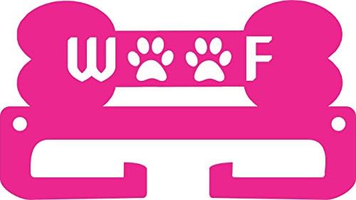 PCSL® Dog Lead Hanger (04) - Pink - Wall Mountable Hanger for your best friends lead or chain