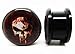 The Punisher Bloody Skull Ear Plugs - Acrylic Screw-On - 8 Sizes - Brand NewPair (00 Gauge (10mm))