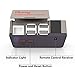 NESPI Case, Piboxy NES Case with Functional Power and Reset Button, Safe Shutdown, IR Remote Controller, Raspberry Pi Fan for Raspberry Pi 3 b+(3b Plus)