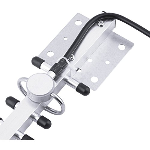 TECHTOO WiFi 2.4GHz 18dBi High Gain Yagi Directional Antenna Booster With RP-SMA Connector For Wireless Network Router/Reapter/USB Adapter/Extension Network PCI Card/IP Camera