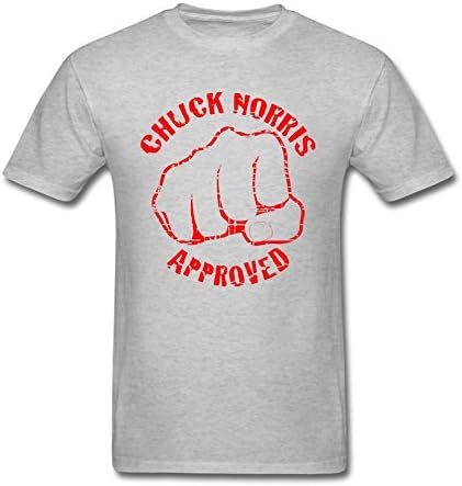 UNNIK Men's Karate Superstar Chuck Norris T-shirt Grey XL