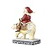 Enesco Jim Shore Heartwood Creek Santa Riding Polar Bear