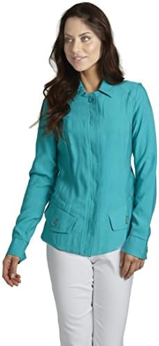 Ally NYC Women's Jet Set Pocket Jacket - Seafoam - 4