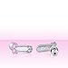 SmitCo LLC Little Girl Earrings, Silver Tone Rhodium Plated Set for Kids/Children, Hypoallergenic