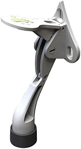 Veras Door Stopper Kick Down wall hinge 4-inch Satin Nickel