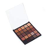 Allwon Professional Eyeshadow Palette Makeup Matte Shimmer Warm Neutral Eye Shadows, 25 Colors (1.41 Ounce)