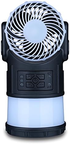 Frostory Camping Lantern Lamp + Flashlight with Cooling Fan, 5400mAh Power Bank for iPhone Mobile Phone, FM Radio Mosquito Repellent, 161FS