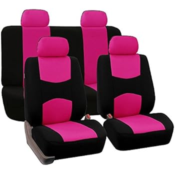 Amazon.com: FH Group FB032PINK114 Pink Unique Flat Cloth Car Seat Cover