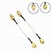 Crazepony 2pcs 90mm FPV Antenna Extension Cable SMA Female to SMA Male Antennae Adapter