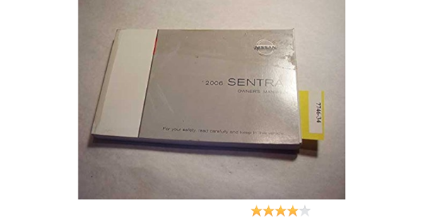 2006 Nissan Sentra Owners Manual Nissan Amazon Com Books