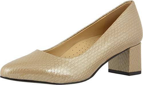 Trotters Women's Kari Pump Taupe Snake