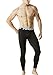 TSLA Men's Thermal Compression Pants, Athletic Sports Leggings & Running Tights, Wintergear Base Layer Bottoms, Fleece Lined Black, Large
