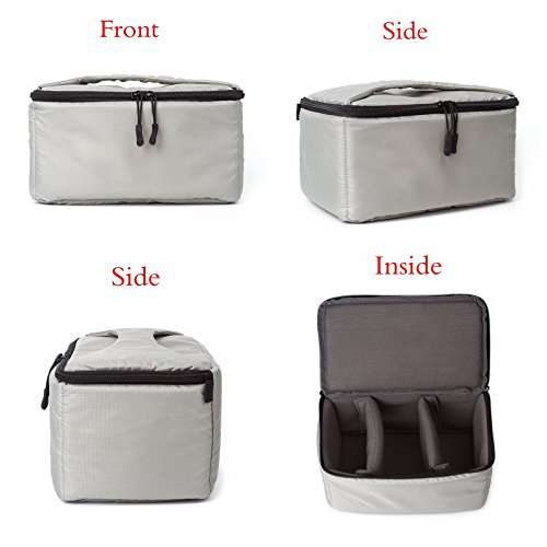 G-raphy Camera Insert Bag with Sleeve Camera Case (Grey) - Thumbnail 5