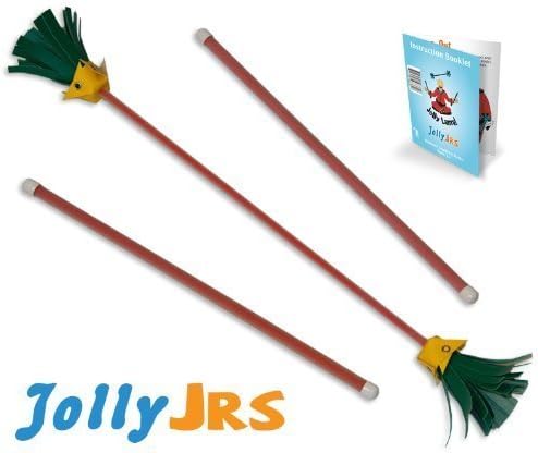 Red Jolly JRS Beginner Juggling Flower Sticks
